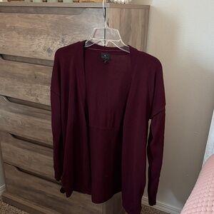 Worthington Deep Burgundy Cardigan